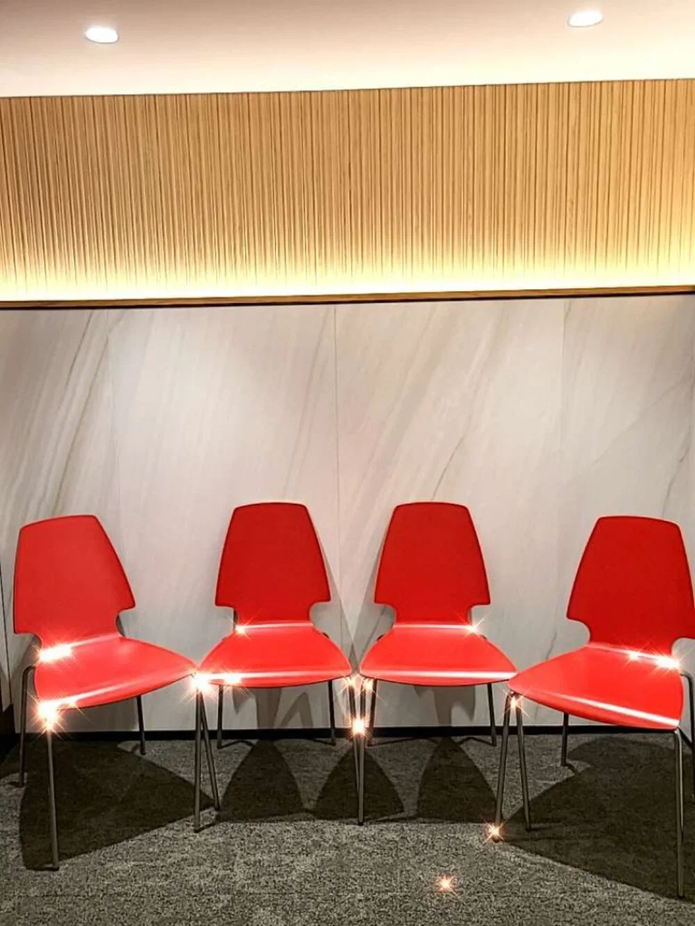 4 Red Chairs